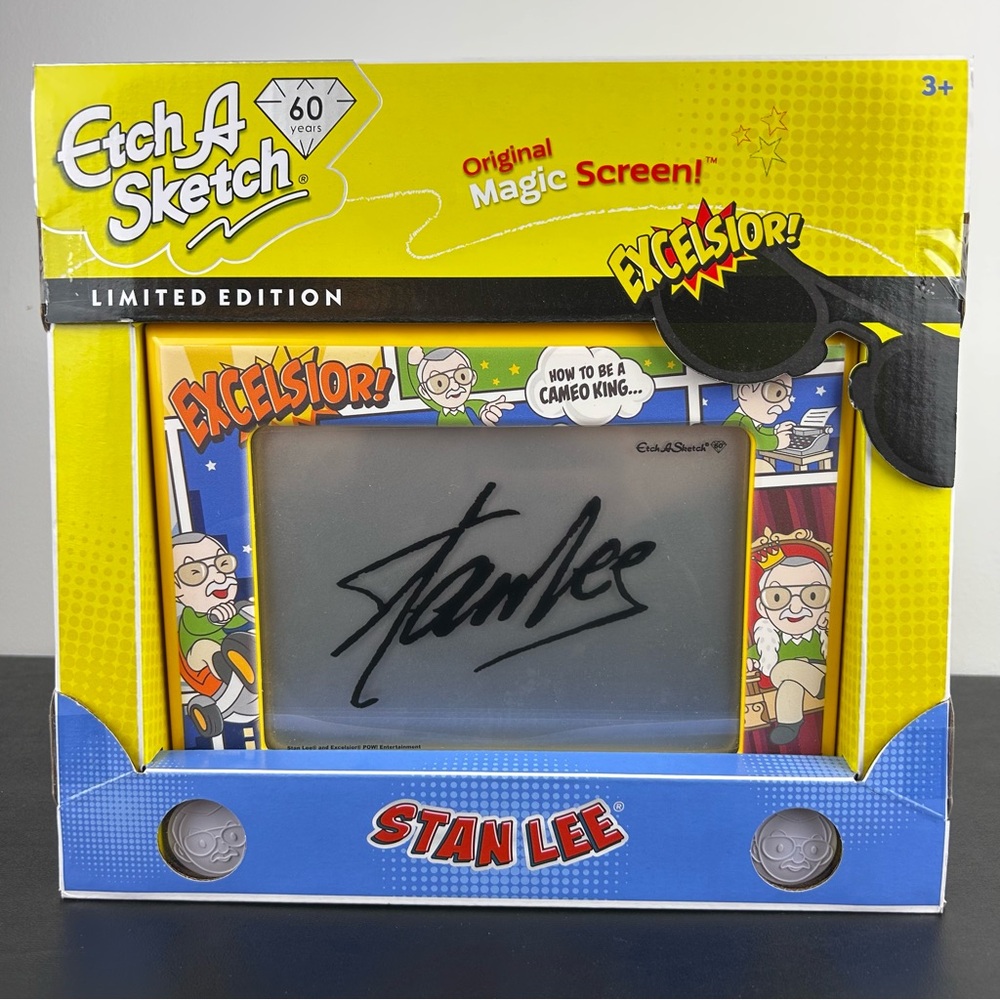 Etch A Sketch Stan Lee 60th Anniversary Limited Edition Excelsior